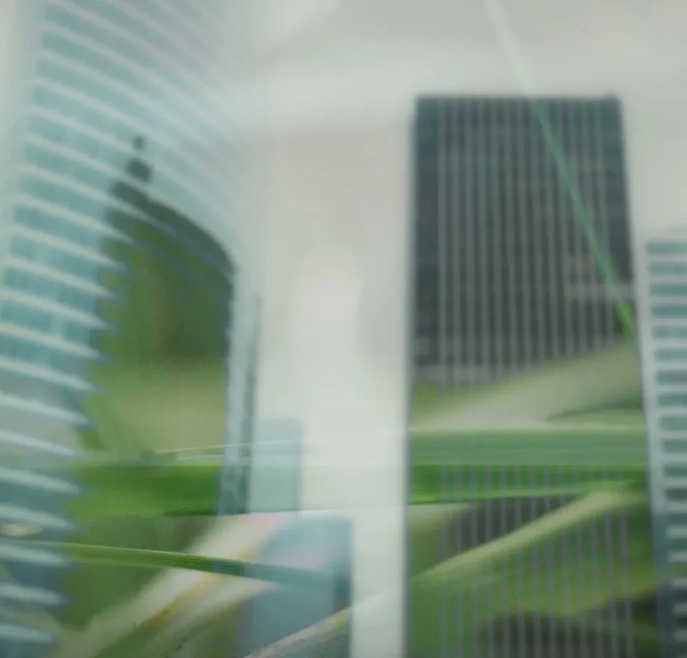 Abstract view of glass facades